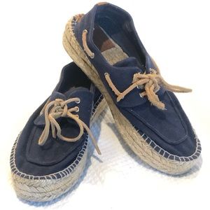 Tory Burch boat shoe espadrilles